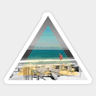 Retro Beach Sticker
